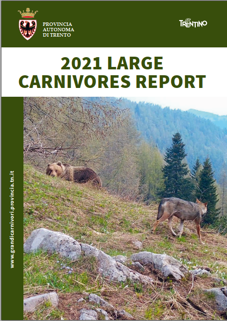Copertina 2021 Large Carnivores Report