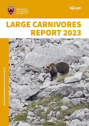 Copertina Large Carnivores Report 2023