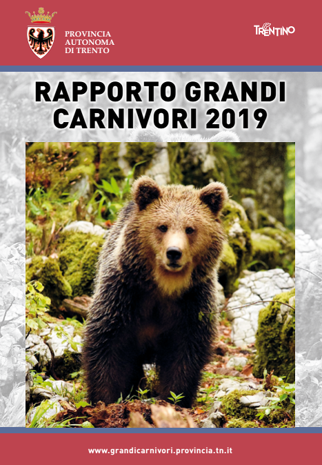 Copertina Rapporto Grandi carnivori 2019