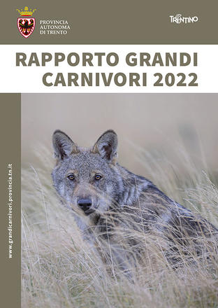 Copertina Rapporto Grandi Carnivori 2022